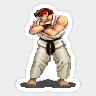 Street Fighter - Ryu Victory Stance Sticker